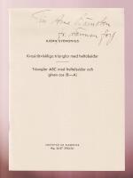 Kvasir&auml;tvinkliga trianglar med heltalssidor. Trianglar ABC med heltalssidor och given cos (B-A).