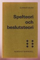 Spelteori och beslutsteori