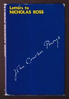 Letters to Nicholas Ross