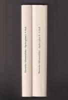 Neutestamentliche Apokryphen in deutscher &Uuml;bersetzung. I Band: Evangelien. II Band: Apostolischen Apokalypsen und Verwandtes.