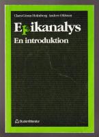 Epikanalys. En introduktion.