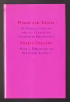 Words and Things. An Examination of, and an Attack on, Linguistic Philosophy.