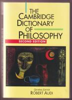The Cambridge Dictionary of Philosophy