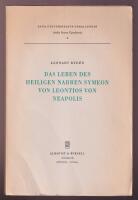 Das Leben der heiligen Narren Symeon von Leontios von Neapolis.