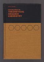 Introduction to Theoretical Organic Chemistry