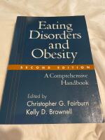 Eating disorders and obesity a comprehensive handbook