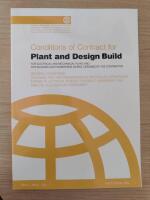 Conditions of contract for plant and design-build for electrical and mechanical works and for building and engineering works designed by the contractor - general conditions; guidance for the preparation of particular conditions; forms of letter of tender,