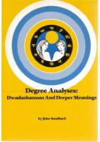 Degree analyses dwadashamsas and deeper meanings