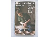 Konsthantverk Sverige runt, glas, keramik, smide, tr&auml;, textil.