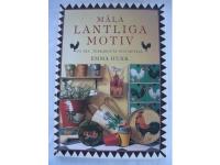 M&aring;la lantliga motiv p&aring; tr&auml;, terrakotta och metall