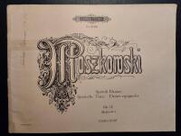 Spanische T&auml;nze f&uuml;r Klavier zu 4 H&auml;nden, Opus 12