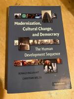 Modernization, cultural change, and democracy : the human development sequence