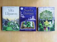 &Auml;ventyr i Sagofallen 1 - 3; Styx m&auml;rke + Svarta damen + Vita l&ouml;paren (R4H7)
