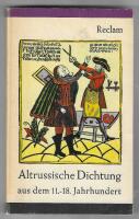 Altrussische Dichtung aus dem 11.-18. Jahrhundert