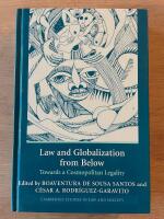 Law and globalization from below - towards a cosmopolitan legality