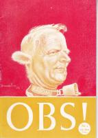 Tidningen OBS 1952 nr 1 (Gunnar Hedlund p&aring; omslaget)