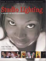 Studio Lighting A primer for photographers