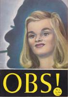 Tidningen OBS! 1949 nr 5 /Omslag Eva Henning-Hasse Ekman/