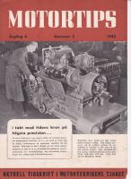 Motortips Nr 3 1943 - Aktuell tidskrift i motorteknikens tj&auml;nst