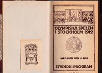 Olympiska Spelen i Stockholm 1912 - Stadionprogram
