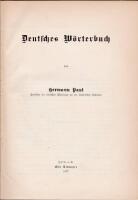 Deutsches W&ouml;rterbuch