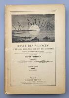  LA NATURE Revue des Sciences et de leurs Applications aux Arts et a L&acute;Industrie Journal Hebdomadaire Illustre del 1