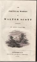 The Poetical Works of Walter Scott Complete in one volume