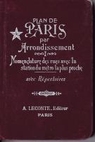 PLAN DE PARIS par Arrondissement