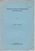 Progress in Proof of Handwriting and Documents