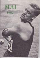 MAI 1962 Malm&ouml; Allm&auml;nna Idrottsf&ouml;rening Kalender 