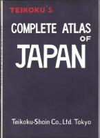 Teikoku' s Complete Atlas of Japan