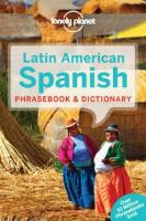  Latin American Spanish Phrasebook LP