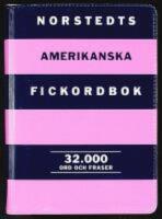  Norstedts amerikanska fickordbok : amerikansk-svensk, svensk-amerikansk :32.000 ord och fraser