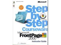 Microsoft FrontPage 2000 Step by Step Courseware Trainer Pack + cd rom