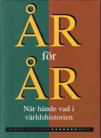 &Aring;r f&ouml;r &Aring;r - N&auml;r h&auml;nde vad i v&auml;rldshistorien