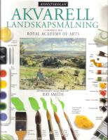 Akvarell -  Landskapsm&aring;lning - Konstskolan
