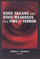 State failure and state weakness in a time of terror