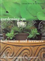 Container gardening on balconies and terraces