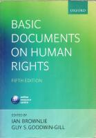 Basic Documents on Human Rights