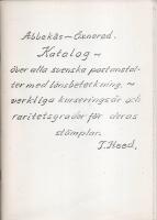 Abbek&aring;s ~ &Ouml;xnered - Katalog &ouml;ver alla svenska postanstalter med l&auml;nsbeteckning, verkliga kurserings&aring;r och raritetsgrader f&ouml;r deras st&auml;mplar