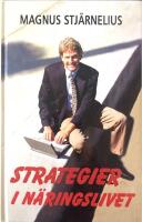 Strategier i n&auml;ringslivet / Handbok f&ouml;r arbetsskygga