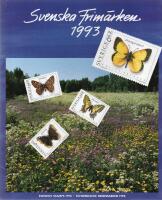 Svenska Frimärken 1993 = Swedish Stamps 1993 = Schwedische Briefmarken 1993