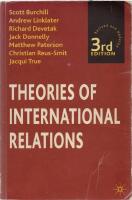 Theories of International Relations