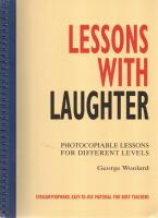 Lessons with Laughter - Photocopiable Lessons for Different Levels