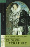 The Norton Anthology of English Literature - vol. B: The 16th Century / The Early 17th Century