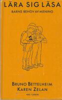 L&auml;ra sig l&auml;sa: barns behov av mening