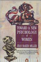 Toward a new psychology of women