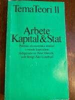 Arbete, kapital & stat