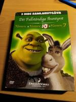 Shrek + Shrek 3D + Shrek 2 dvd box