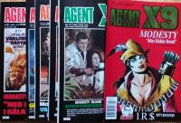 Agent X9 - 5 nr. 1986 och ett nr 2004. Alla med tema Modesty Blaise